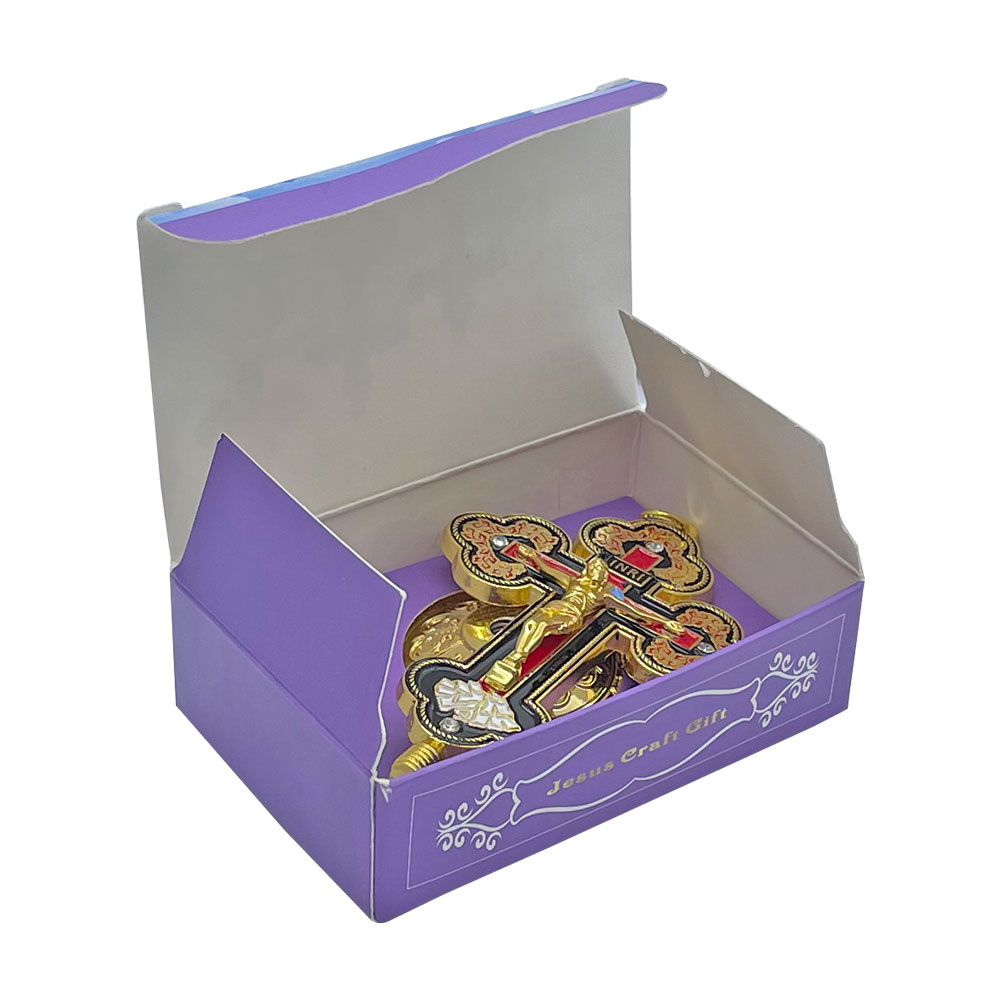 Salib Meja Katolik Emas Enamel - Home Decor In ulasan dan harga