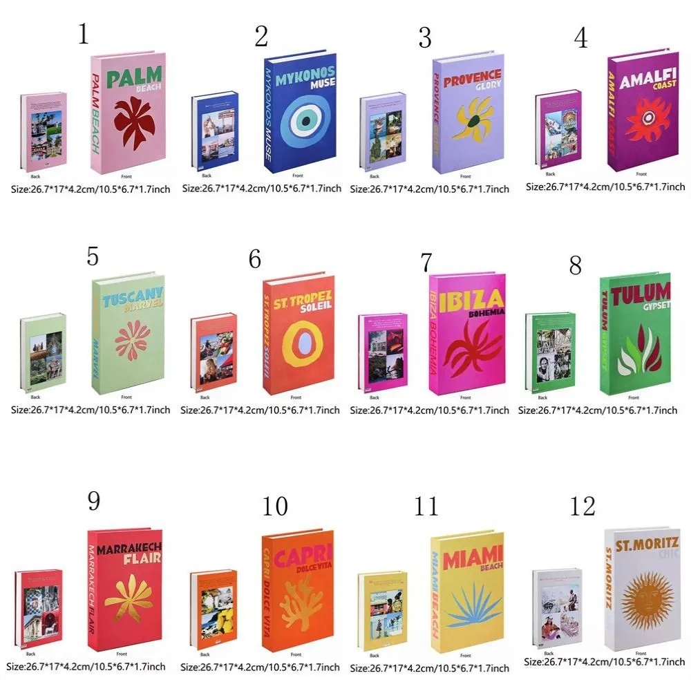Buku palsu gaya liburan tidak  - Home Decor Magazine ulasan dan harga
