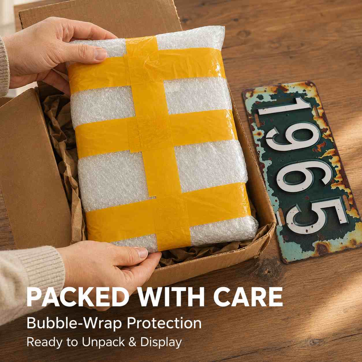 2D Datar, 1 buah Papan Logam V - Home Decor Zurich ulasan dan harga