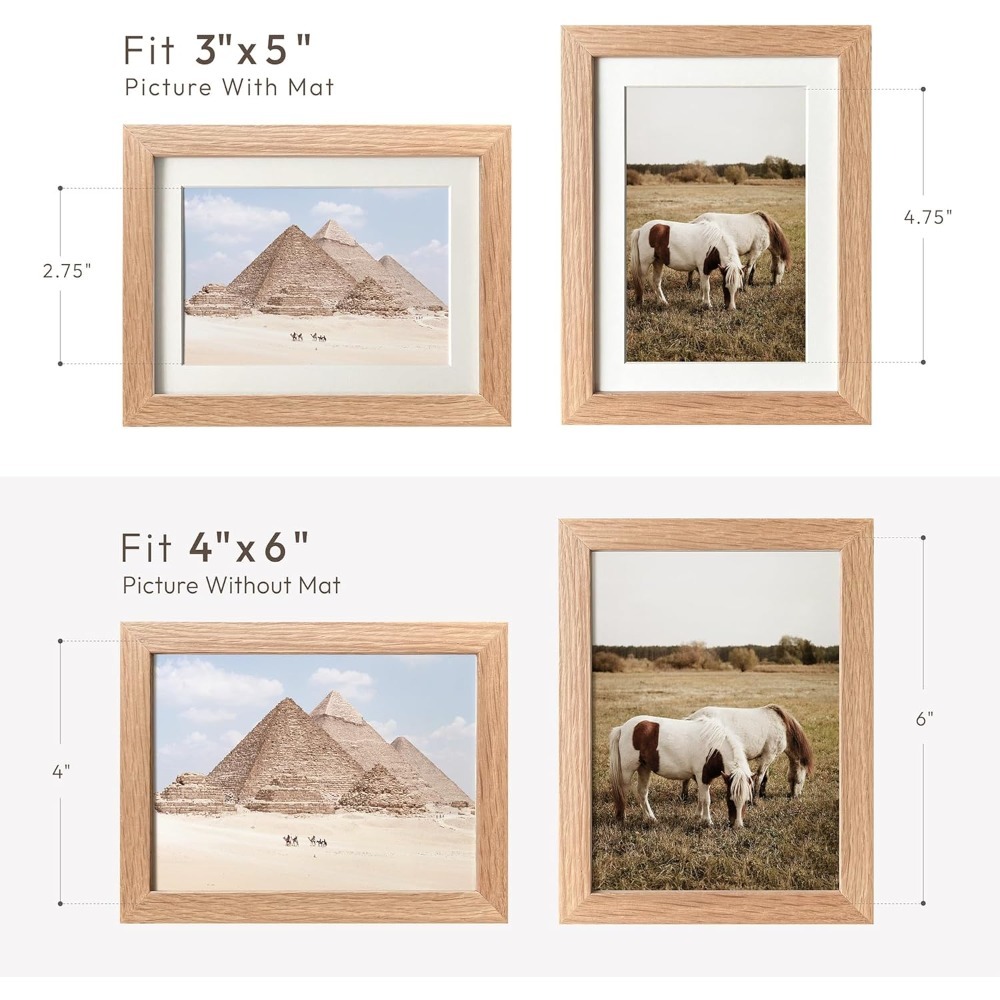 Bingkai Foto 4x6, Bingkai Foto - Bamboo Photo Frame ulasan dan harga
