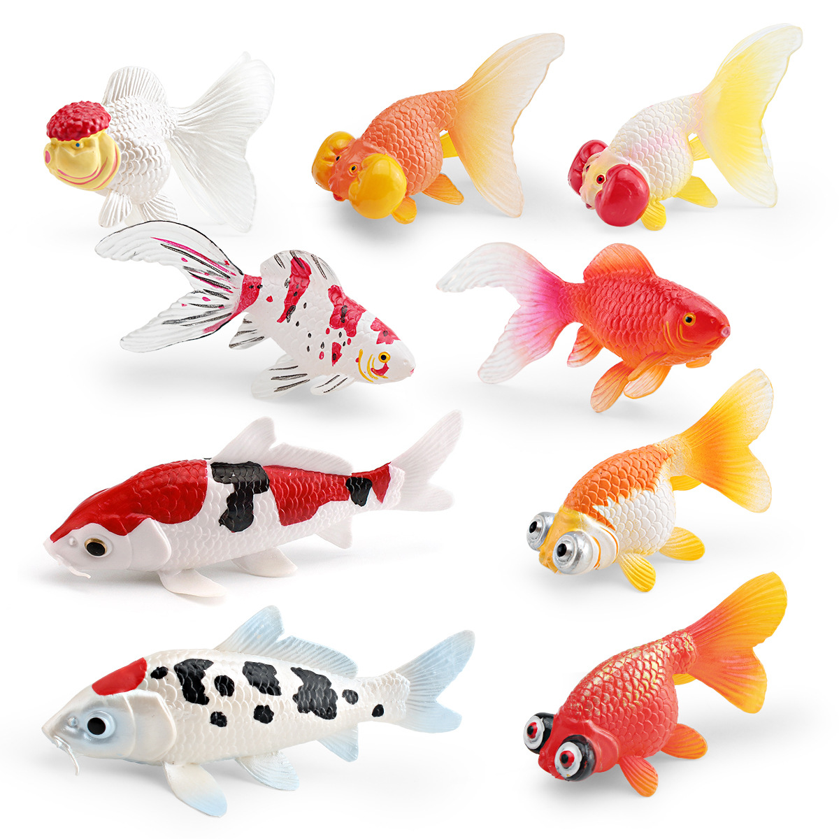 Ikan Mas Plastik Berwarna-warn - Review Home Decor ulasan dan harga