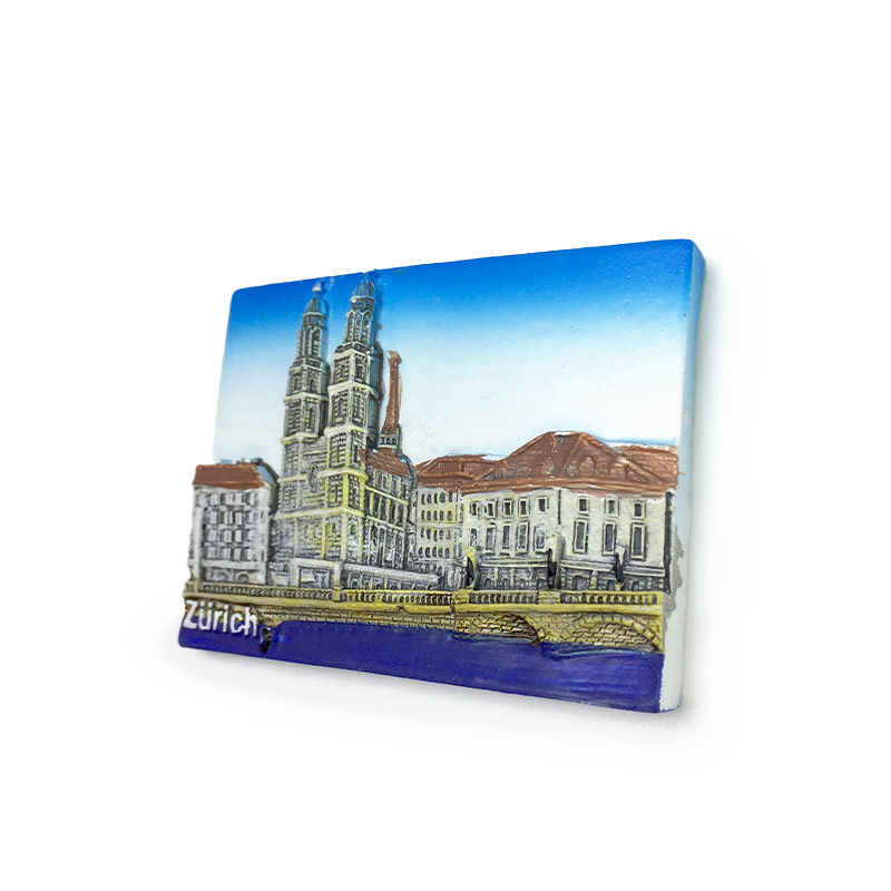 Magnet Kulkas Resin 3D Swiss Z - Home Decor Zurich ulasan dan harga