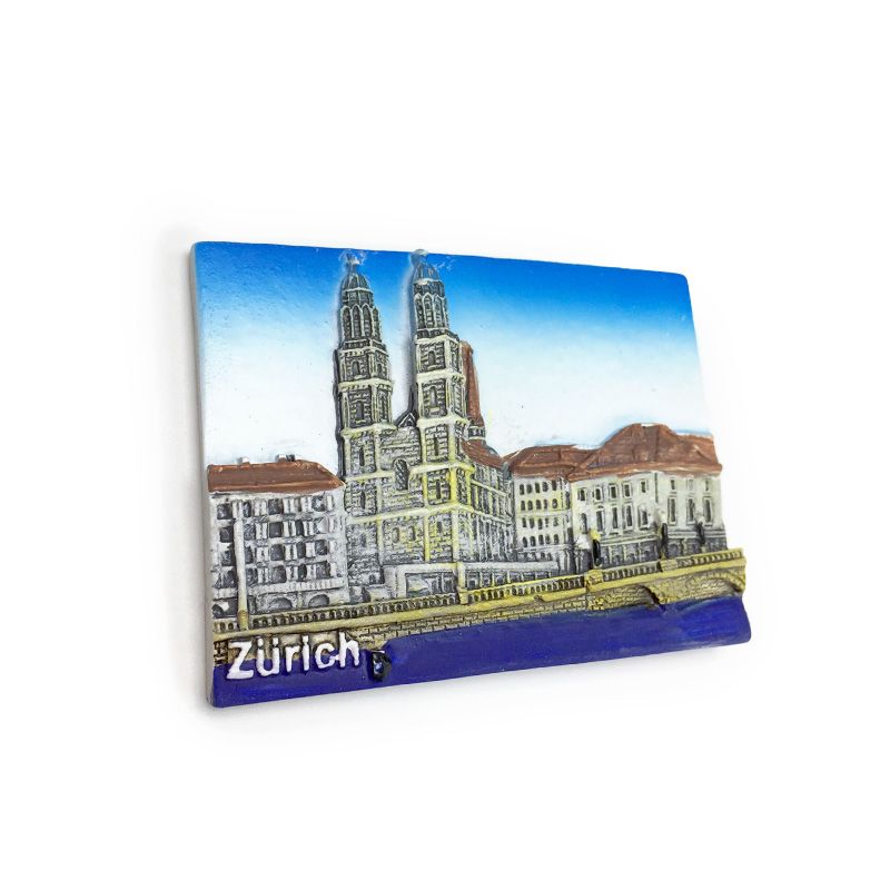 Magnet Kulkas Resin 3D Swiss Z - Home Decor Zurich ulasan dan harga