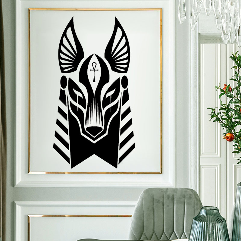 Stiker Dinding Kepala Dewa Mes - Home Decor Egypt ulasan dan harga
