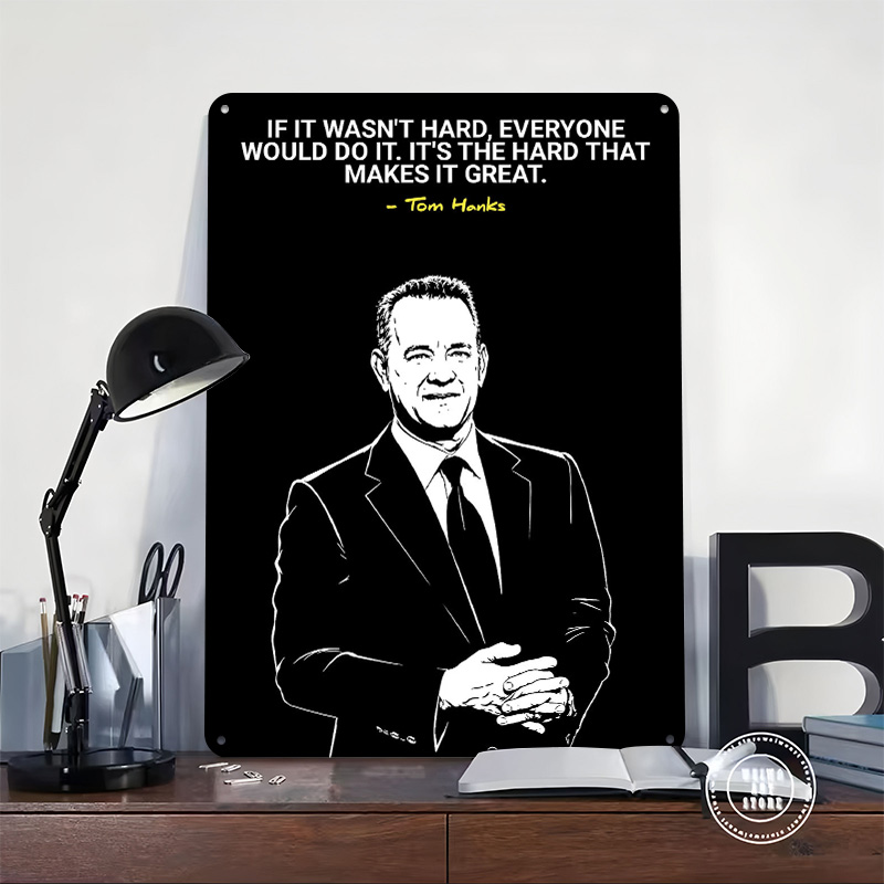 Kutipan Tom Hanks tentang Kerj - Home Decor Quotes On Wall ulasan dan harga