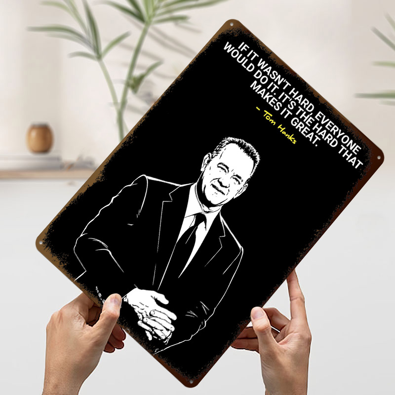 Kutipan Tom Hanks tentang Kerj - Home Decor Quotes On Wall ulasan dan harga
