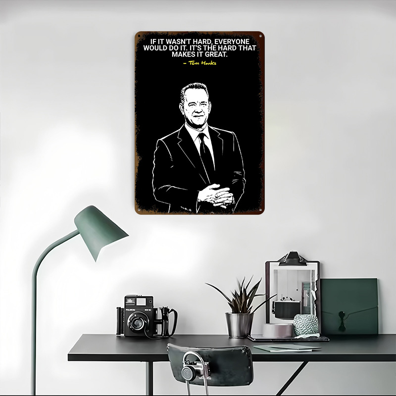 Kutipan Tom Hanks tentang Kerj - Home Decor Quotes On Wall ulasan dan harga