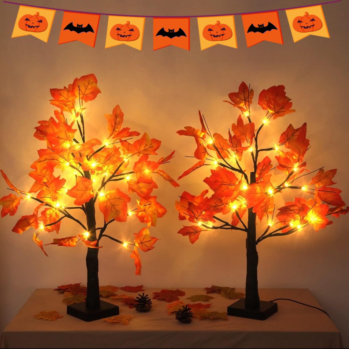 1 Buah 24 LED Lampu Pohon Birc - Home Decor Fallout 4 ulasan dan harga
