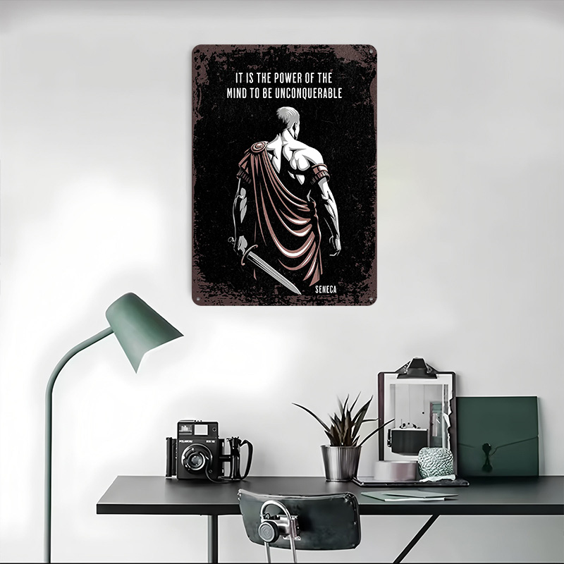 Poster Logam Kutipan Seneca St - Home Decor Quotes On Wall ulasan dan harga