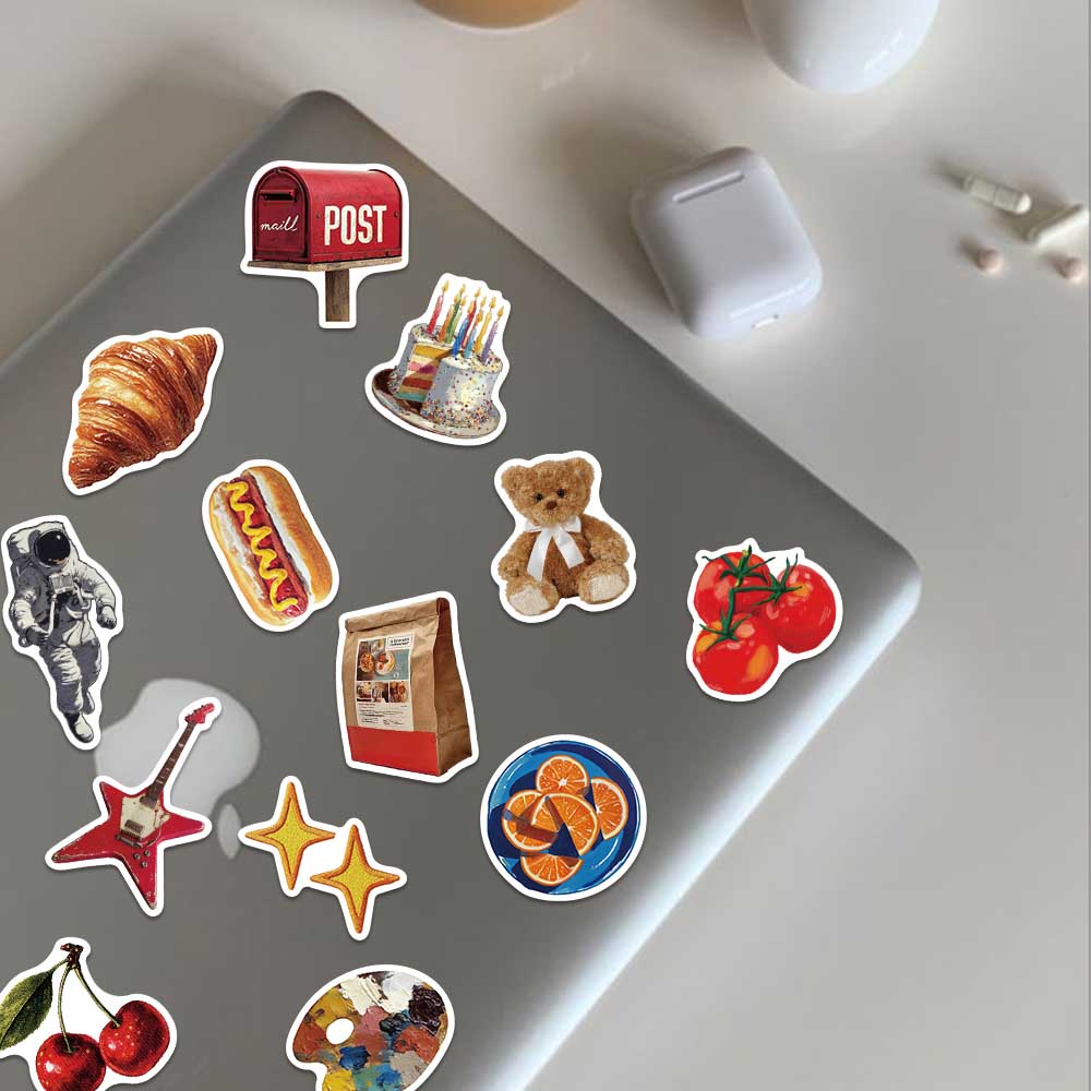 50pcs Stiker Vintage Y2K Fashi - Home Decor Magazine ulasan dan harga