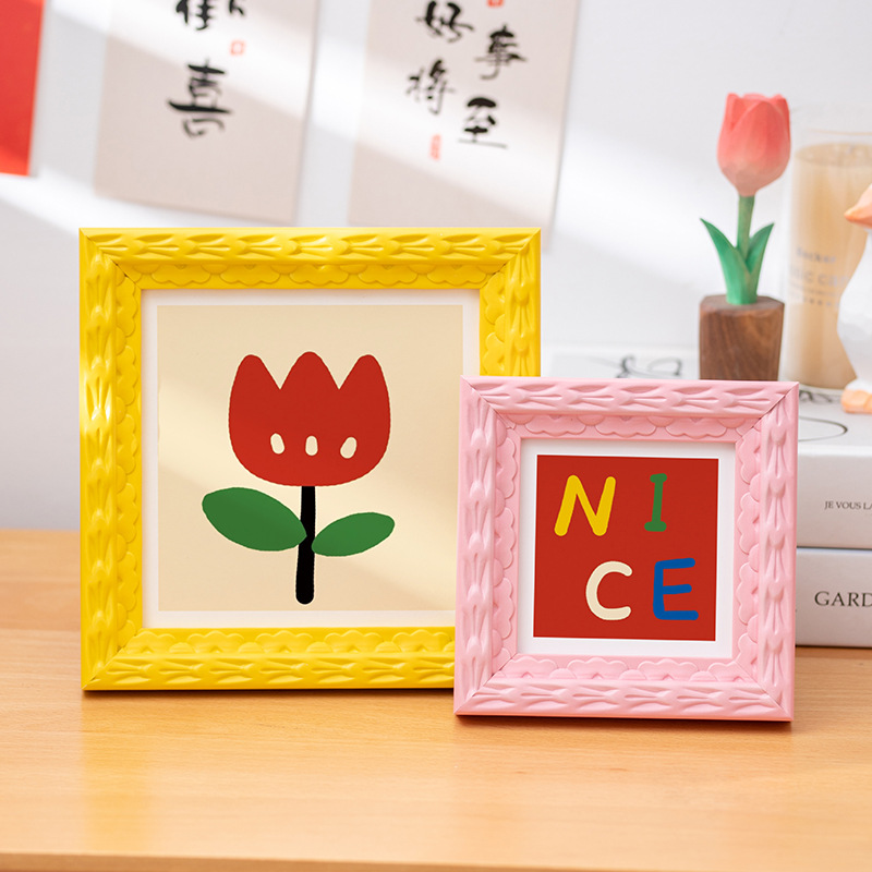 Bingkai Foto Warna-warni 5 Inc - Bamboo Photo Frame ulasan dan harga