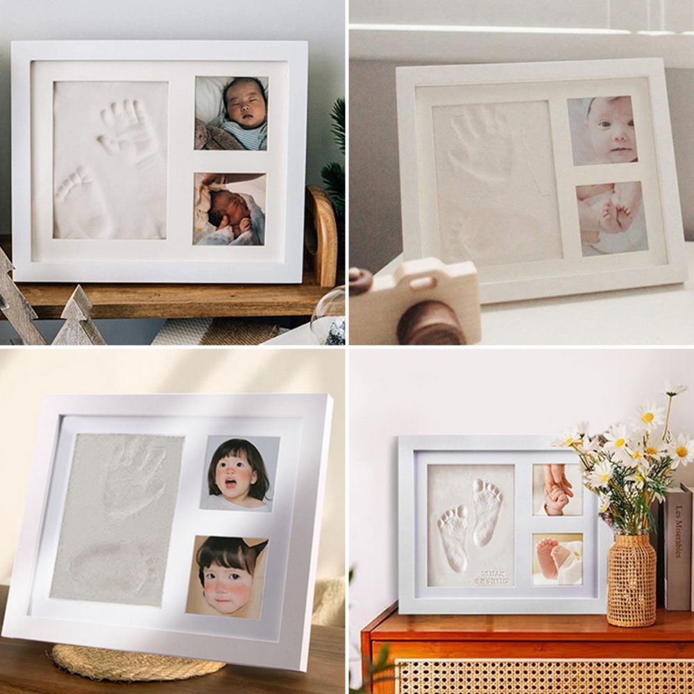 Kit Cetakan Tangan dan Kaki Ba - Bamboo Photo Frame ulasan dan harga