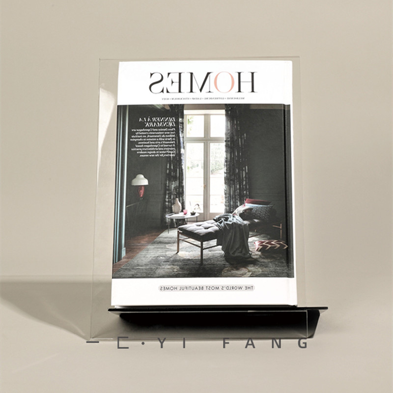 Rak buku akrilik sederhana Mod - Home Decor Magazine ulasan dan harga