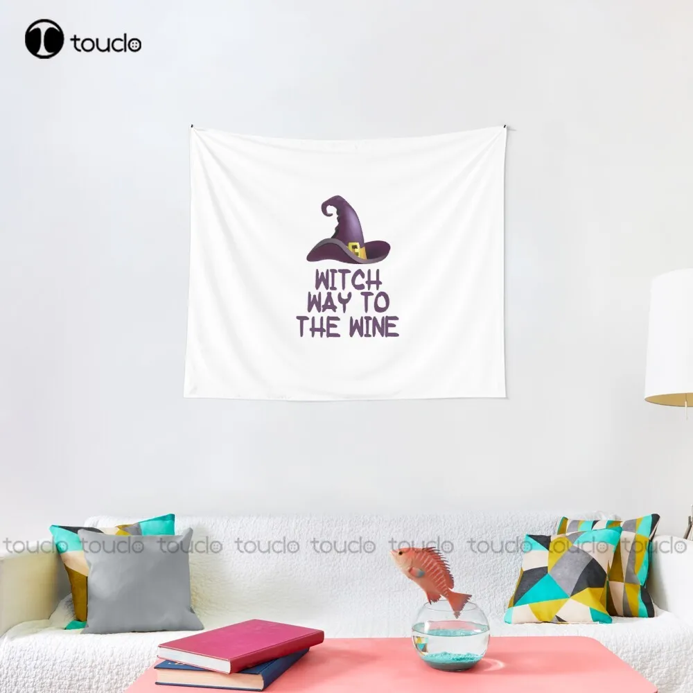 Witch Way To The Wine Tapestry - Review Home Decor ulasan dan harga