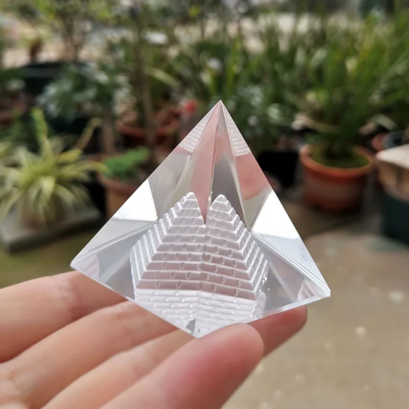 Patung Piramida Mesir Kristal  - Home Decor Egypt ulasan dan harga