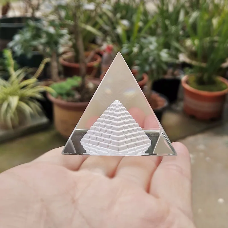 Patung Piramida Mesir Kristal  - Home Decor Egypt ulasan dan harga