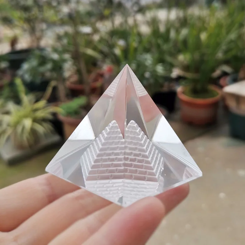 Patung Piramida Mesir Kristal  - Home Decor Egypt ulasan dan harga