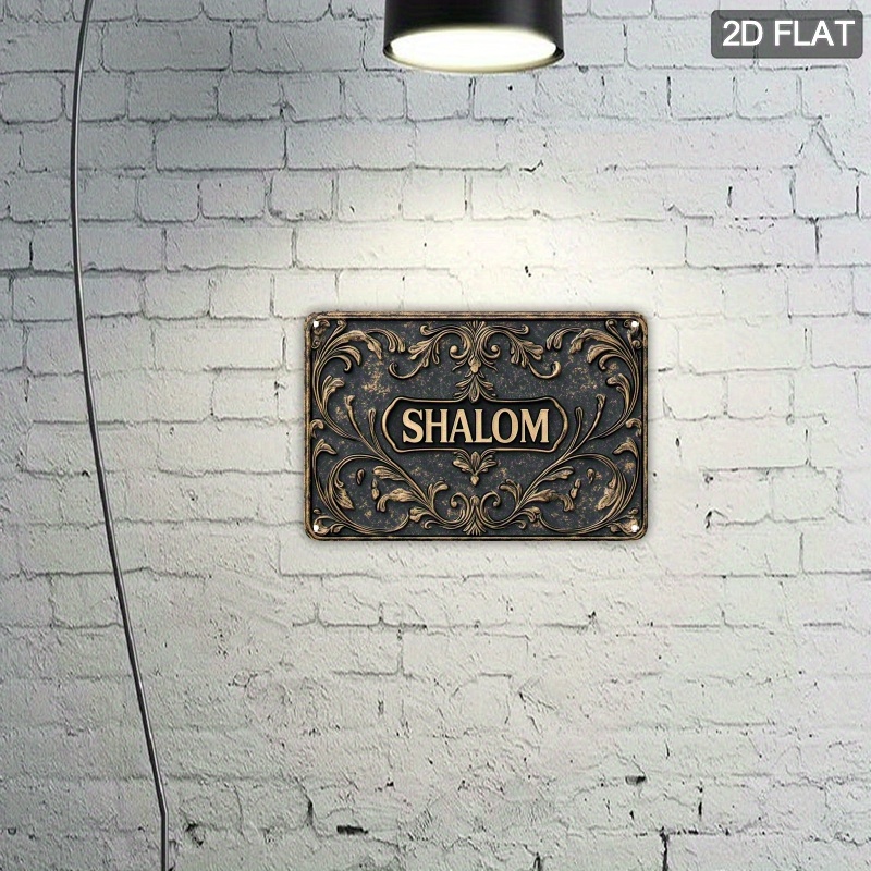 CIFBUY Vintage Shalom Aluminiu - Home Decor In ulasan dan harga