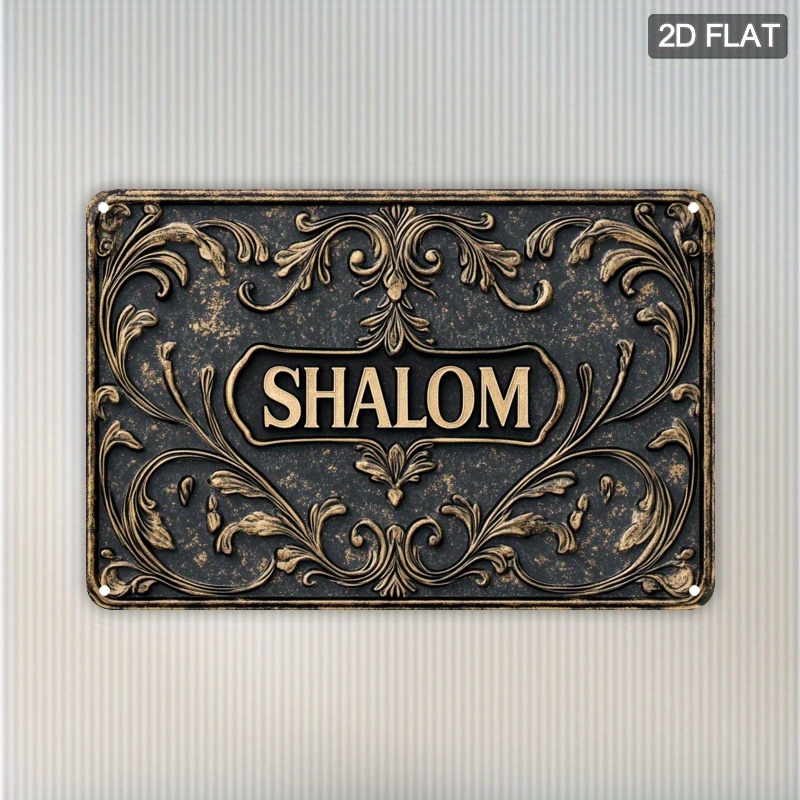 CIFBUY Vintage Shalom Aluminiu - Home Decor In ulasan dan harga