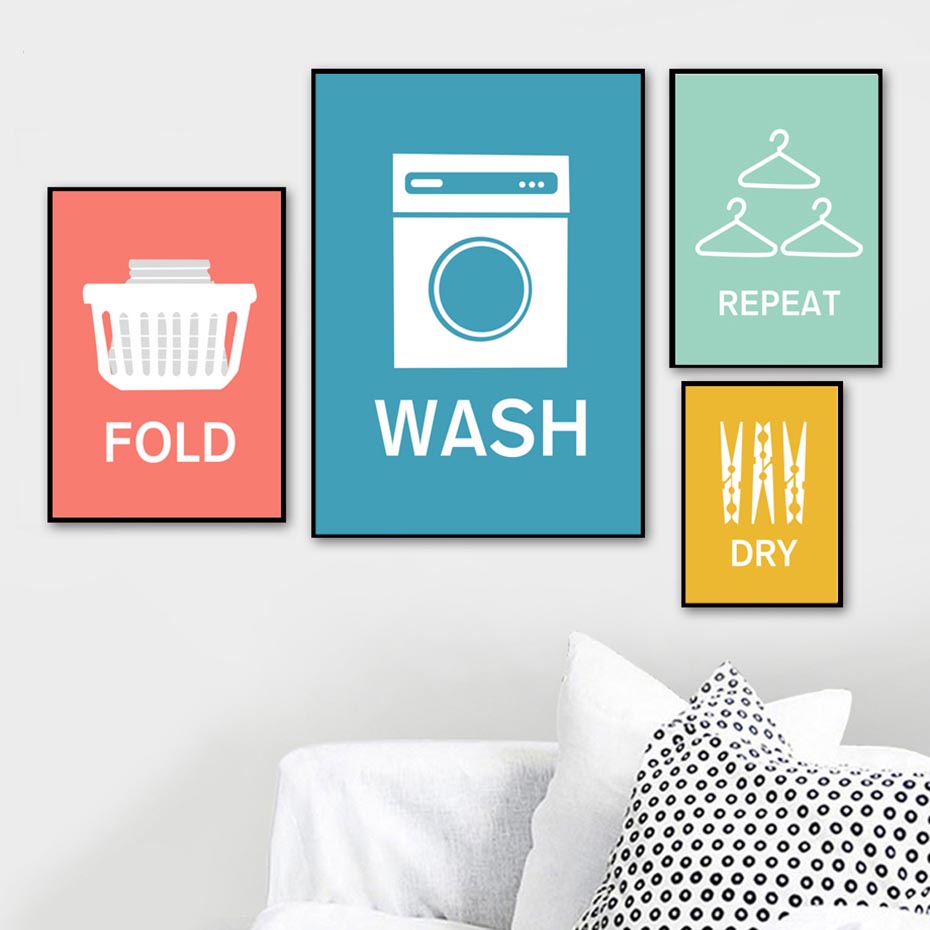 Dekorasi rumah ruang cucian Mo - Home Decor Quotes On Wall ulasan dan harga