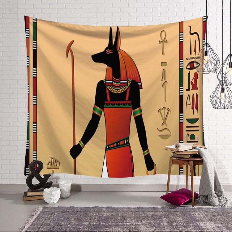 Tapestry Kuning Mesir Kuno Ber - Home Decor Egypt ulasan dan harga