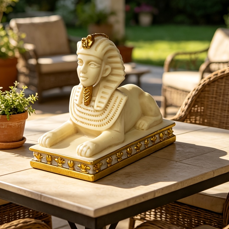 Patung Sphinx Mesir Berlapis E - Home Decor Egypt ulasan dan harga