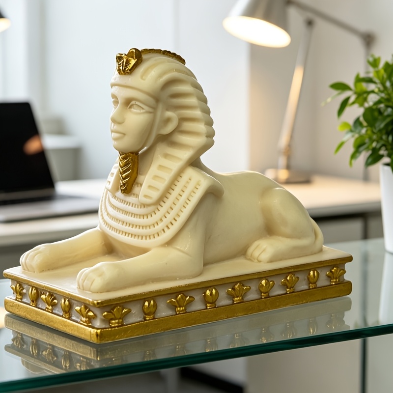 Patung Sphinx Mesir Berlapis E - Home Decor Egypt ulasan dan harga