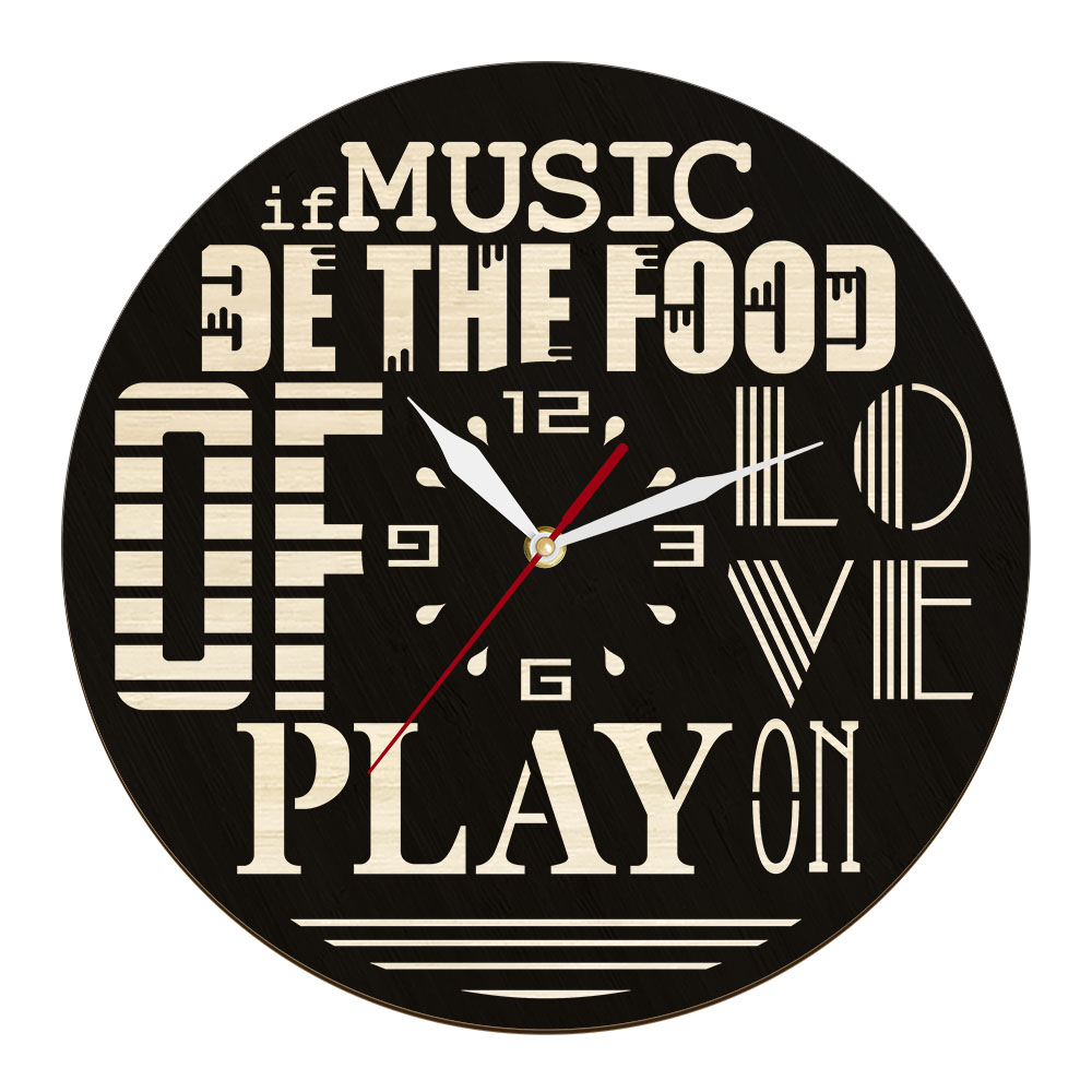 Jika Musik Adalah Makanan Cint - Home Decor Quotes On Wall ulasan dan harga