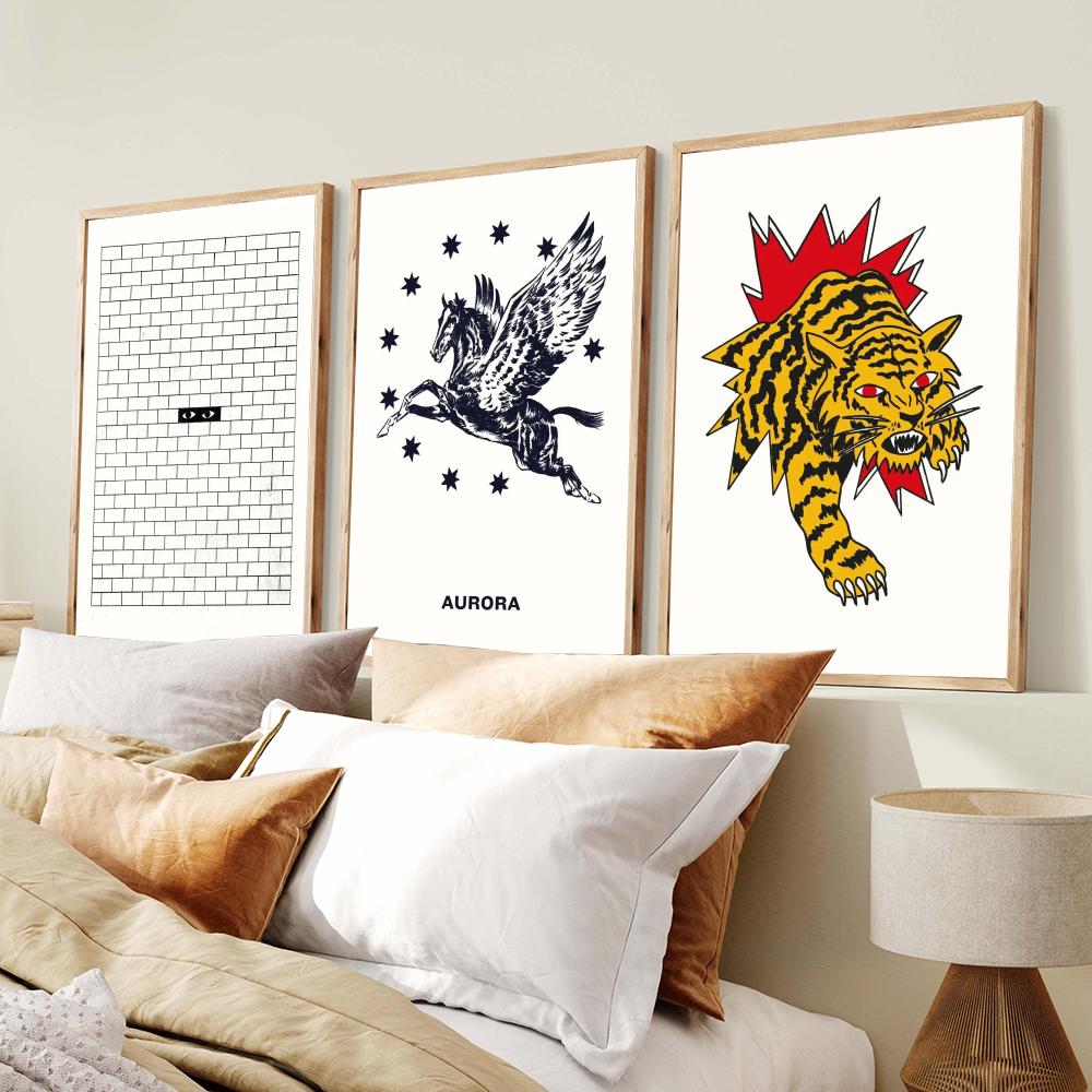 Lukisan Seni Kaligrafi Gaya Ja - Home Decor Japandi Style ulasan dan harga