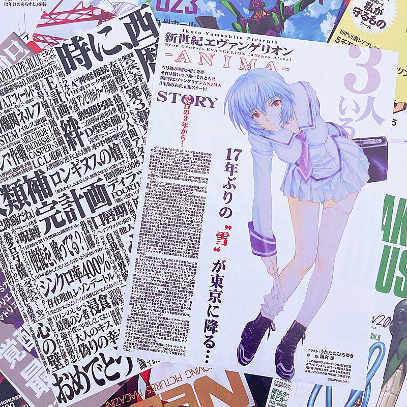 10/20/40pcs Evangelion Ayanami - Home Decor Magazine ulasan dan harga