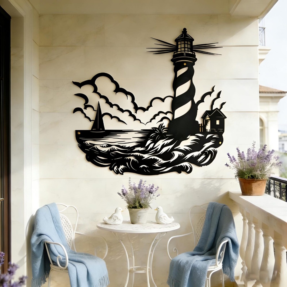 CIFbuy Seni Dinding Logam Merc - Home Decor Nautical ulasan dan harga