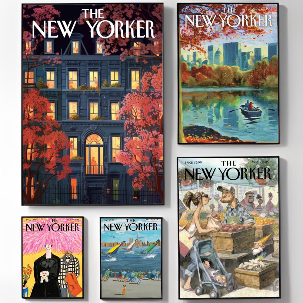 Poster Majalah New Y-Yorker St - Home Decor Magazine ulasan dan harga